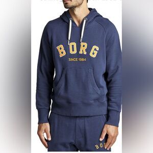 BJÖRN BORG BLUE SPORTS HOODIE SWEATSHIRT SIZE‎ L